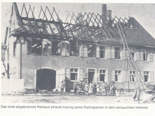 Rathaus nach Brand