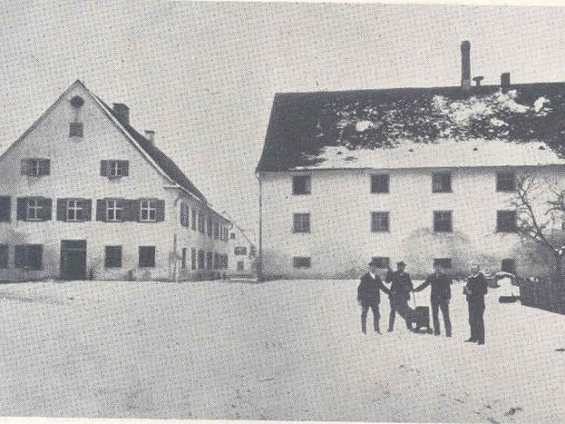 Brauerei und Schloss vor 1914